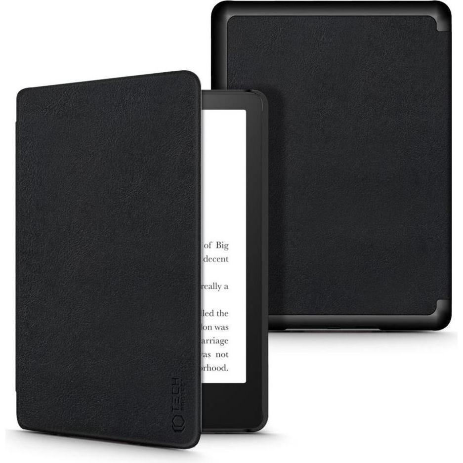 Tech-Protect Pokrowiec Custodia intelligente per Kindle Paperwhite 5 (THP725BLK) (Amazon Kindle Paperwhite 2021), Accessori per eReader, Nero