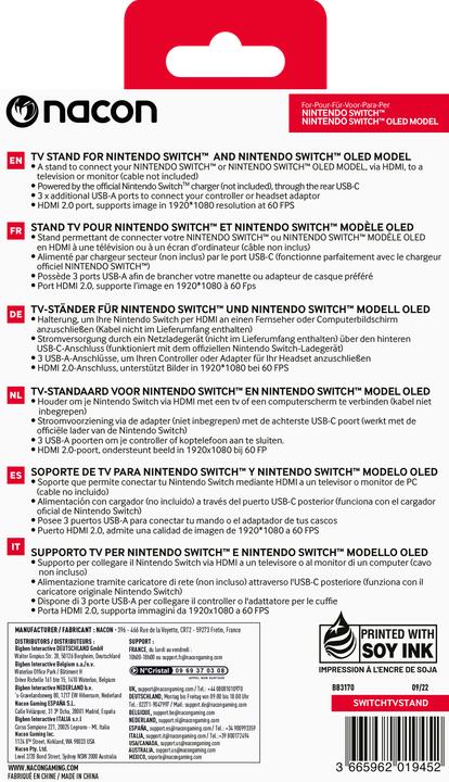 Actual product image Bigben NACON Switch TV Stand (black) (Switch)