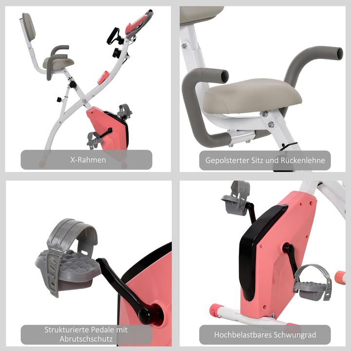 Actual product image Homcom Bike trainer with LCD display