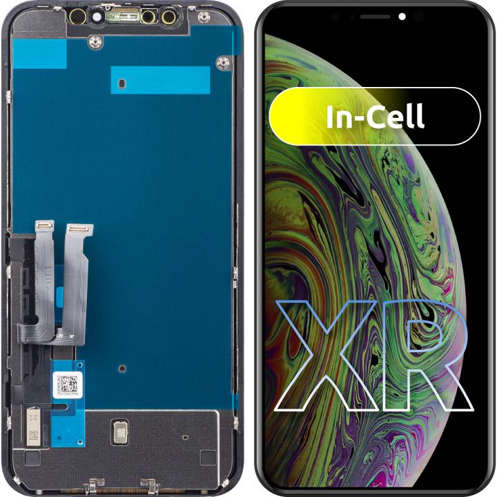 Zy Display Unit für iPhone XR, In-Cell Version, Schwarz (Écran, Apple iPhone XR)