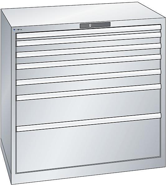 Produktbild Lista Schubladenschrank, Stahlblech (102.30 cm, 100 cm)