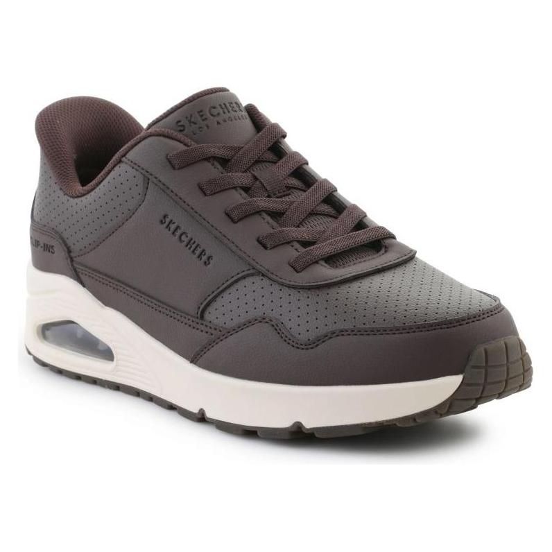 Skechers, Mannen, Sneakers, Uno - Banksia Luxe - Lifestyle Schuhe - Herren, Bruin, (43)