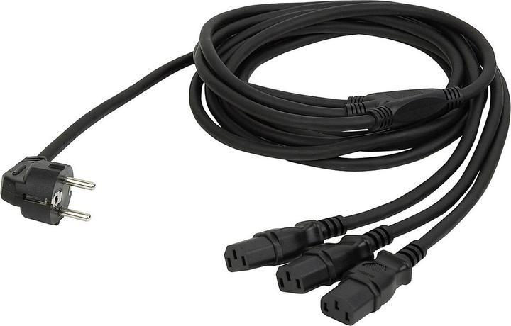 Actual product image Showtec to 3 IEC splitter (3 m)