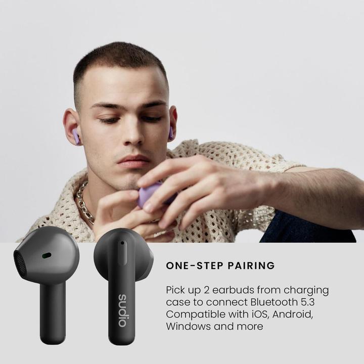 Actual product image Sudio Headphone In-Ear A1 (NC, 6.50 h, Wireless)