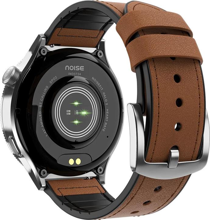 Actual product image Noise NoiseFit Halo 2 Smartwatch Vintage Brown (42 mm)