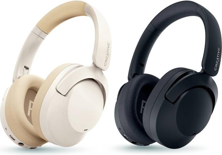 Image du produit Creative Zen Hybrid 2 (blanc, Bluetooth, USB-C, ANC) (ANC, 67 h, Sans fil)