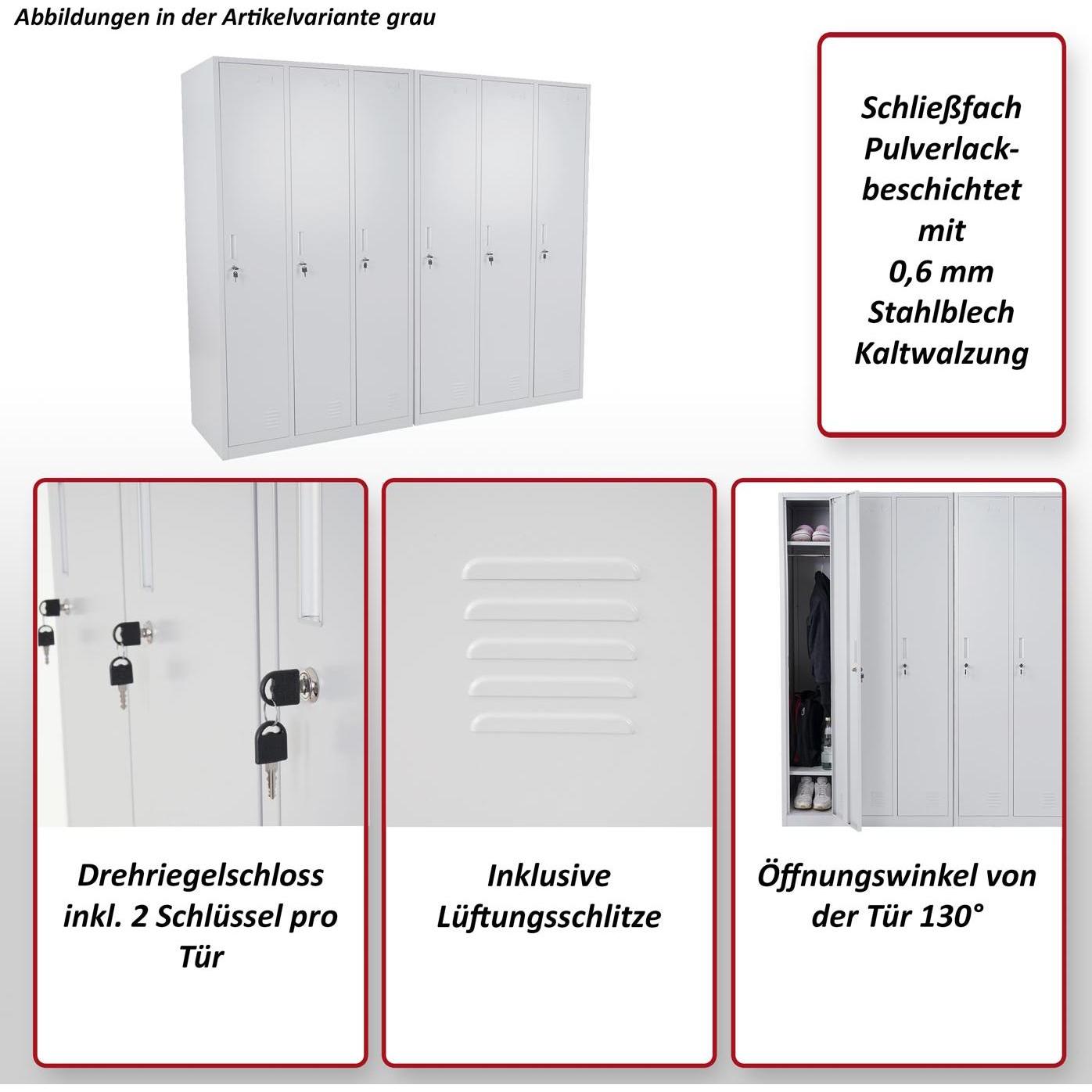 Thumbnail - MCW, Aktenschrank, Preston T829-6-H (180 x 180 x 50 cm)