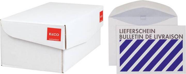 Produktbild Elco Briefumschläge vorbedruckt (C6, 500x)