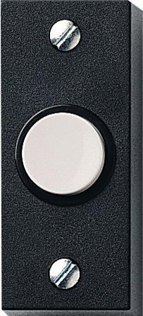 Friedland Bouton de sonnette Kst sw AP rectangulaire D824