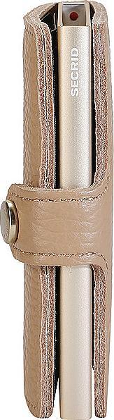 Actual product image Secrid Mini wallet PEBBLE MINI cappuccino