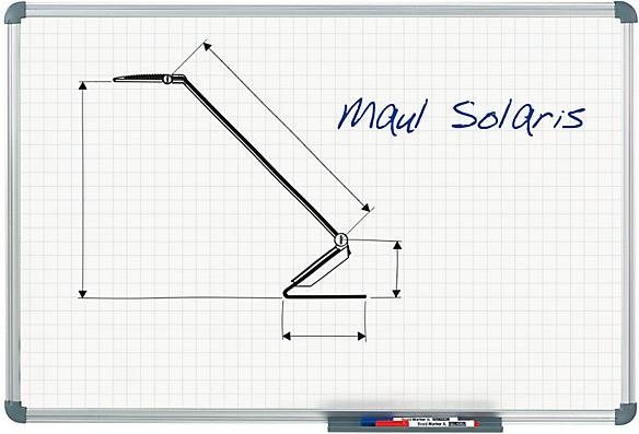 Produktbild Maul Rastertafel, weiss (150 x 100 cm)