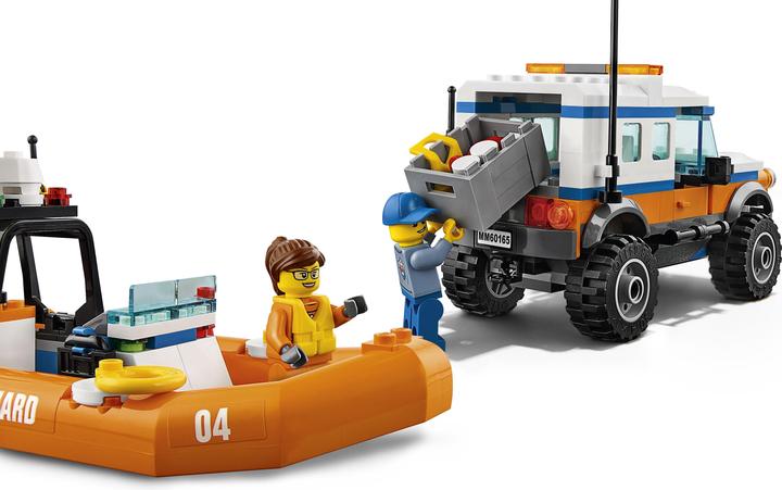 Image du produit LEGO Véhicule tout-terrain avec canot de sauvetage (60165, LEGO City)