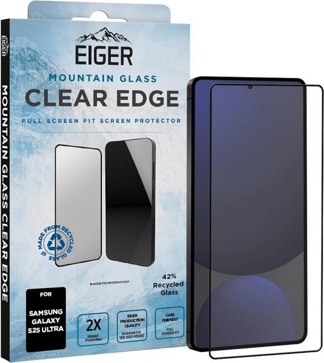 Image du produit Eiger Mountain Glass Clear Edge (1 pcs, Samsung Galaxy S25 Ultra)