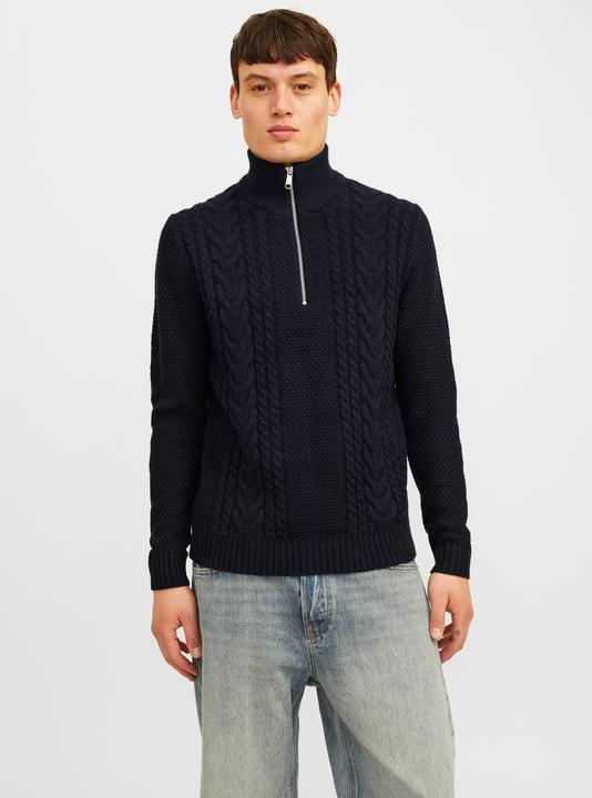 Immagine prodotto Jack & Jones Zip a quarto di dollaro monocolore Zip a quarto di dollaro (L)