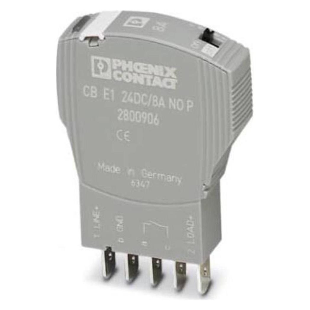 Phoenix Contact Grigio Interruttore Differenziale, Interruttore Cb E1 24Dc/8A No P