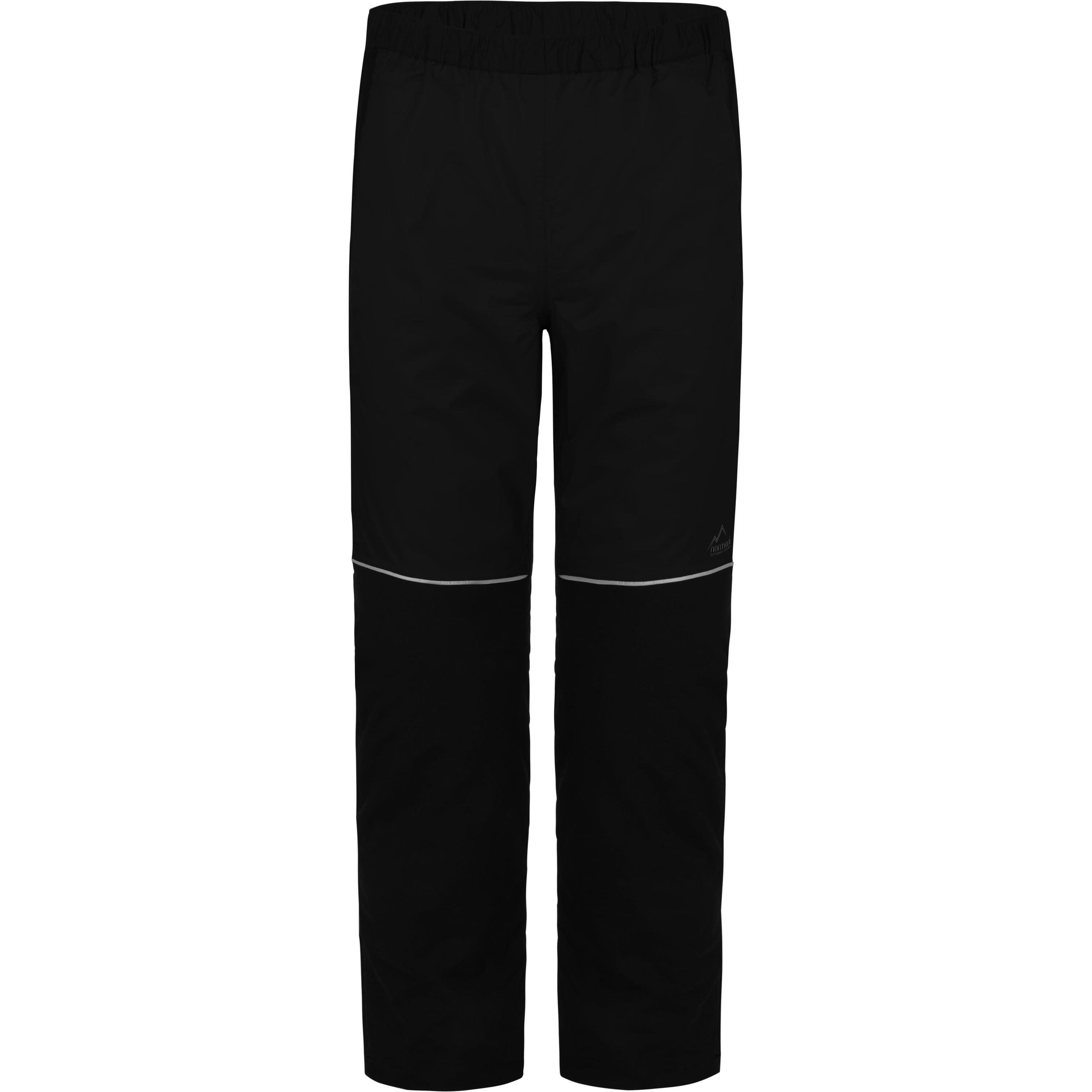 Normani, Herren, Outdoorhose, Kinder Regenhose „Saanich“ - 8761 (98, 102, 104, 100 A), Schwarz, 100 A, 104, 102, 98