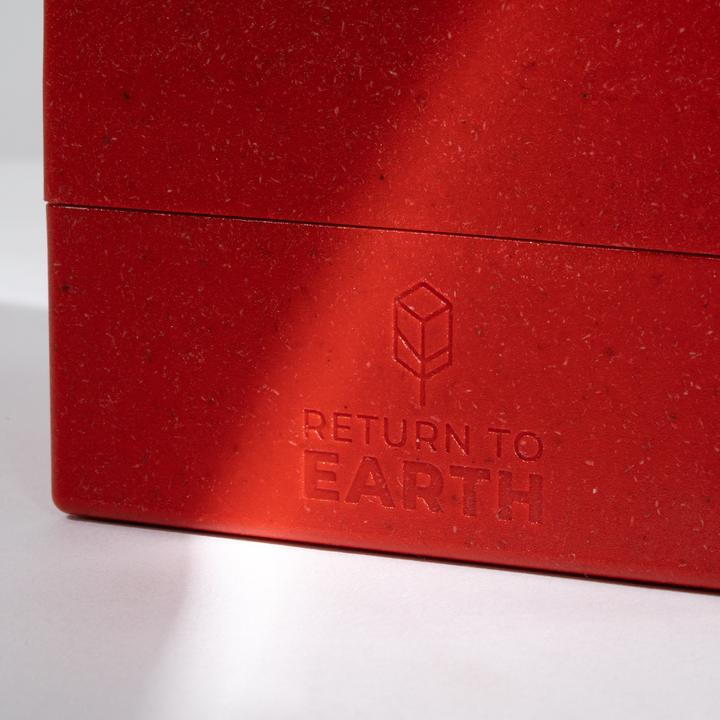 Actual product image Ultimate Guard Card Box Return To Earth Boulder Deck Case 100+ Red