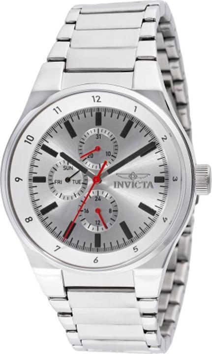 Invicta Racing Silver Dial Quartz Watch (Sports watch, 42 mm)