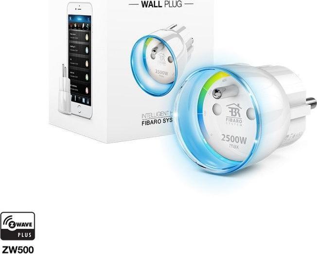Actual product image Fibaro Z Wave wall plug