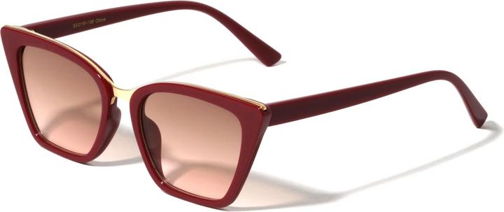 Rot, Halbtransparent, Gold