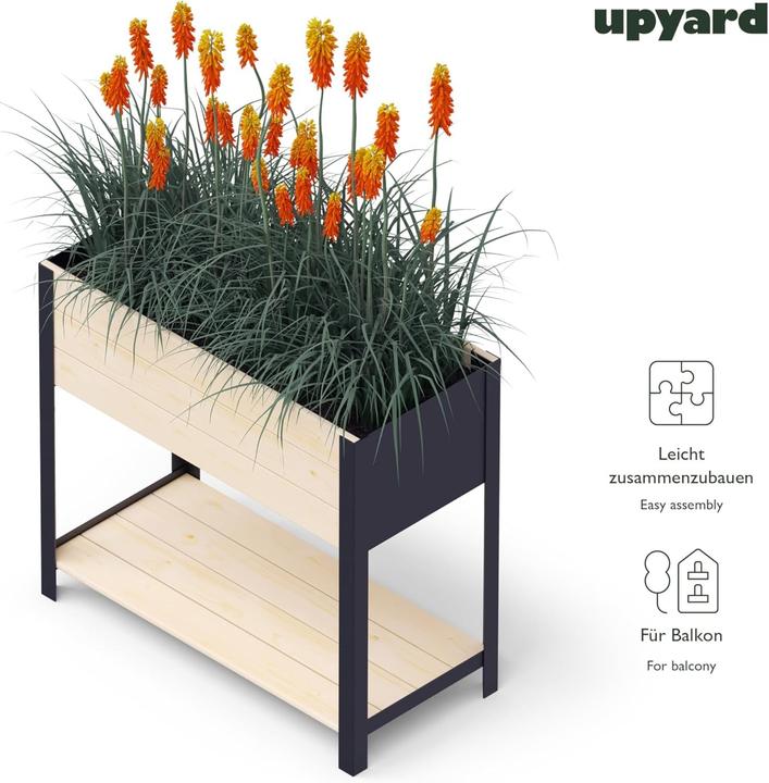 Actual product image Upyard ModernBox High Hochbeet aus