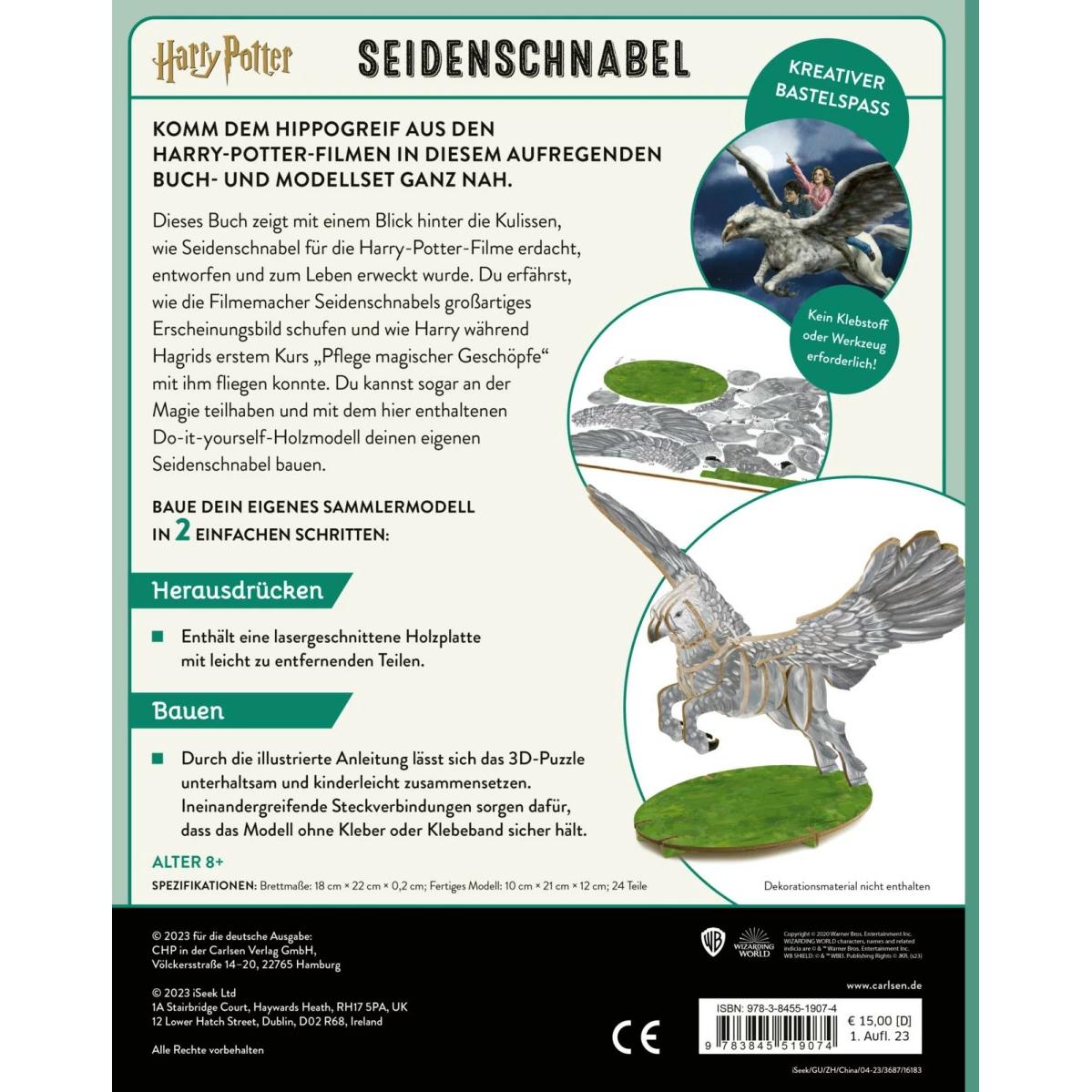 Thumbnail - Harry Potter - Seidenschnabel - Das offizielle Buch mit 3D-Puzzle Fan-Art, Belletristik von Warner Bros. Consumer Produc...