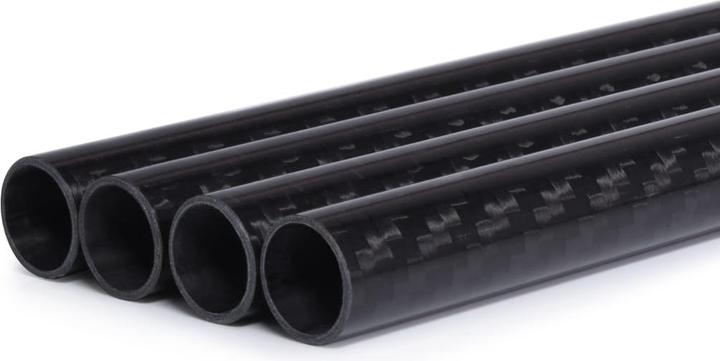 Produktbild Alphacool HardTube 13mm 4x 80cm (0.80 m, Carbon)