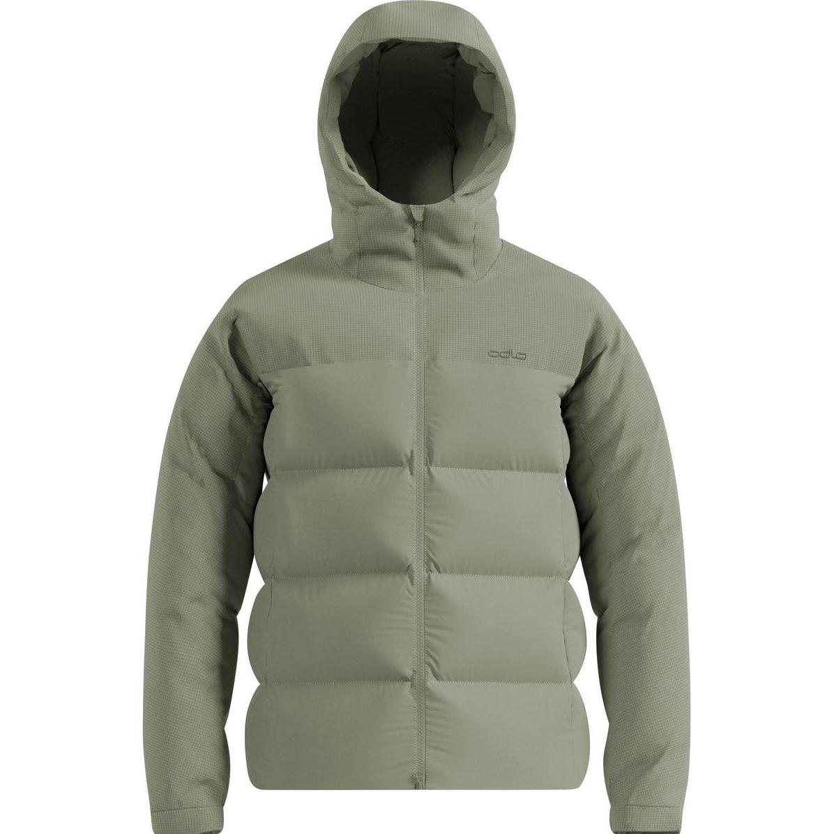 Odlo, Uomini, Giacche invernali, Ascent Daunenjacke mit Kapuze, Grigio, (S)