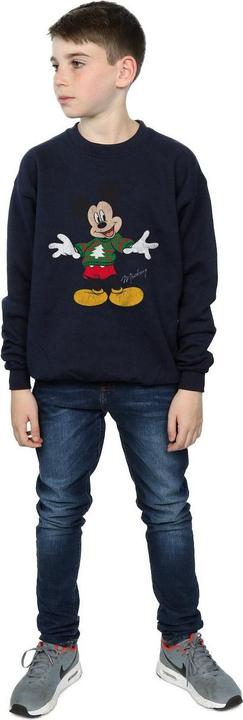Actual product image Disney Boys Mickey Mouse Christmas Jumper Sweatshirt (152, 158)
