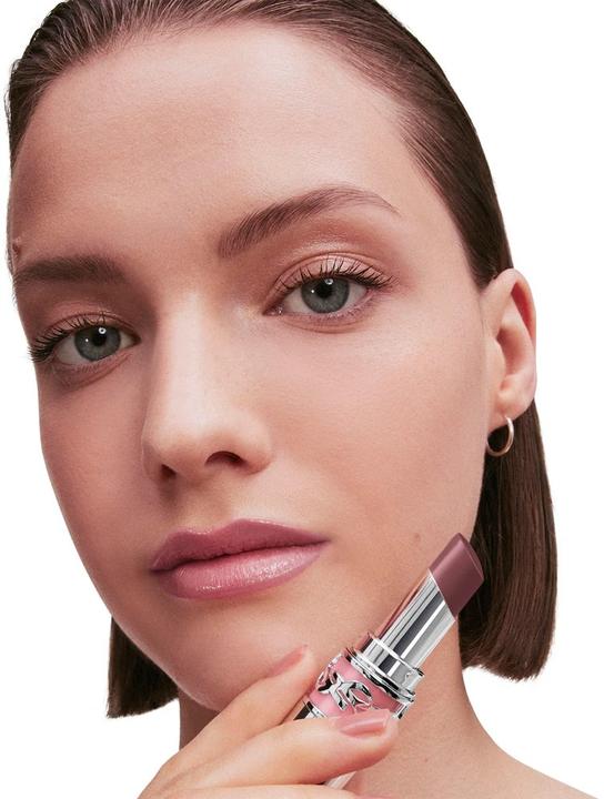 Actual product image Yves Saint Laurent Loveshine Rouge Volupte Shine Lipstick 203 (203 Blushed Mallow)