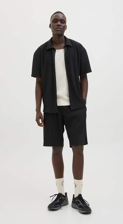 Actual product image Jack & Jones Jpstkarl Interlude Plisse Shorts Mid (XS)