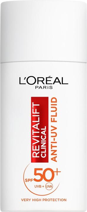 L'Oréal Paris L'Oreal Paris Moisturizer Revitalift Clinical Spf 50 Vitamin C Anti-Uv Fluid - 50ml (Sonnencreme, SPF 50, 50 ml)