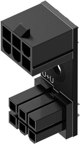 Produktbild Singularity Computers Computers 6-Pin PCIe 180 Grad Adapter U+U