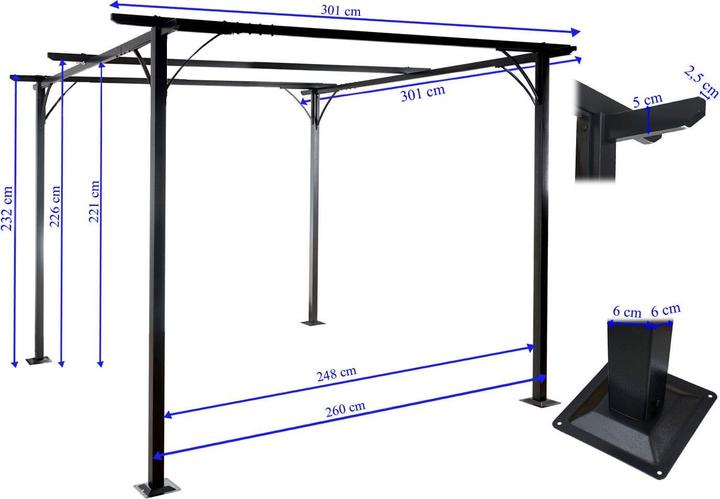 Produktbild Jamb Avila (300 cm, 300 cm)