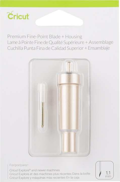 Actual product image Cricut Replacement blade Fine-Point Premium with holder