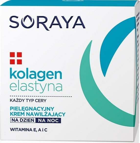 Actual product image Soraya Collagen & Elastin Moisturising Cream On Day And Night 50Ml (50 ml, 24h cream)