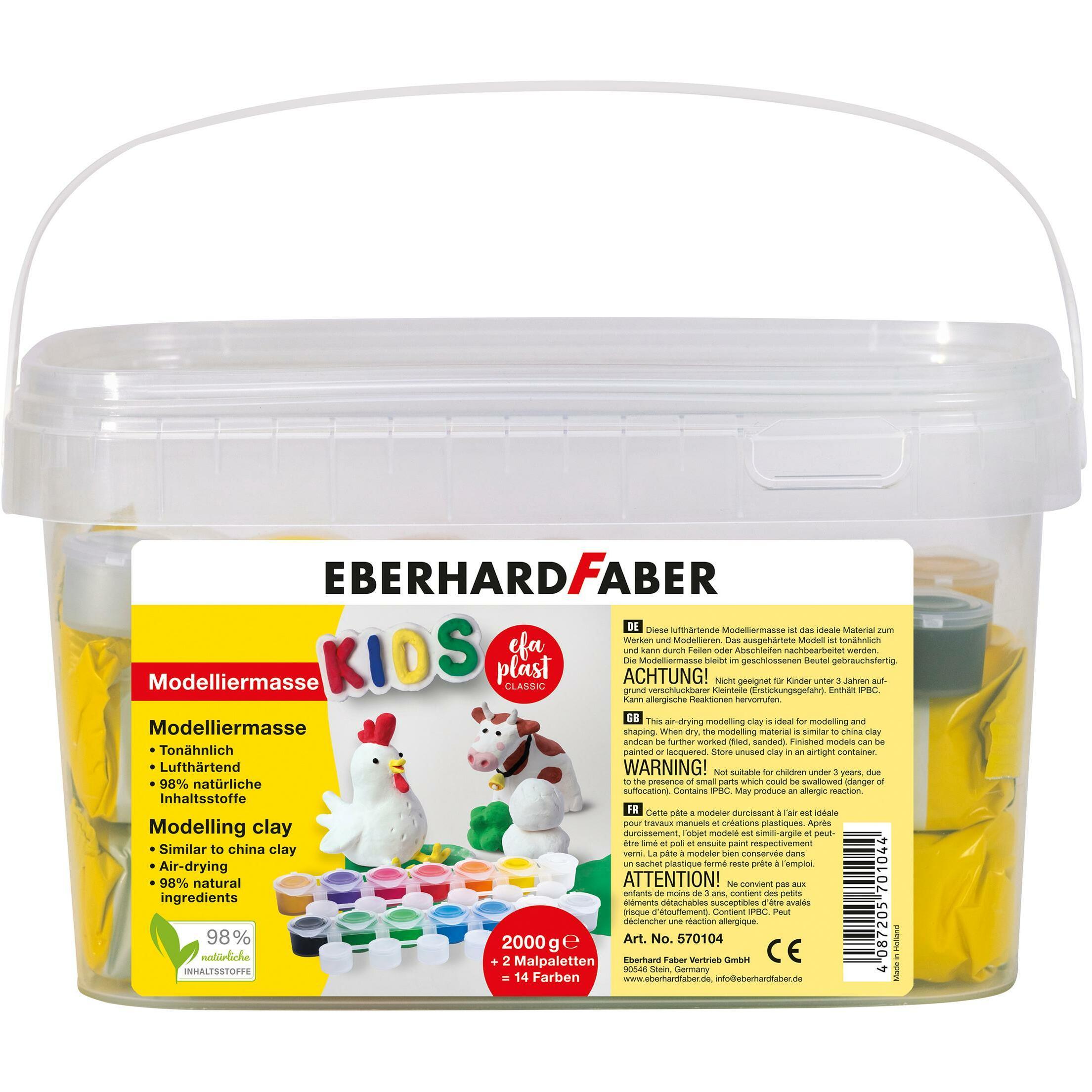 Magni Modelliermasse 2000g weiss mit 14 Farben