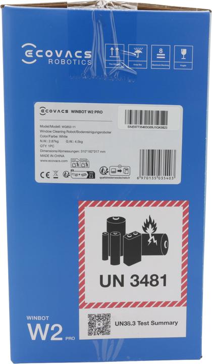 Image du produit Ecovacs W2 Pro