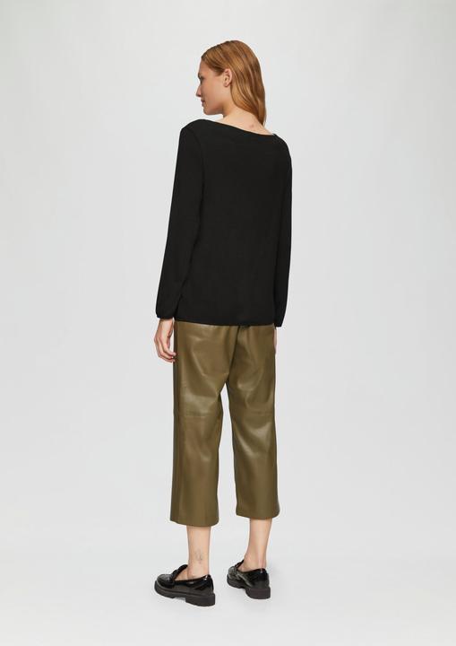 Produktbild S.Oliver T-Shirt Fliessendes Blusenshirt mit U-Boot-Ausschnitt (46)