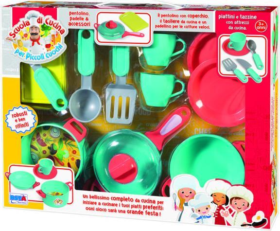 Actual product image Rs Toys Scuola di Cucina per Piccoli Cuochi - Playset Padella Pentola e Accessori
