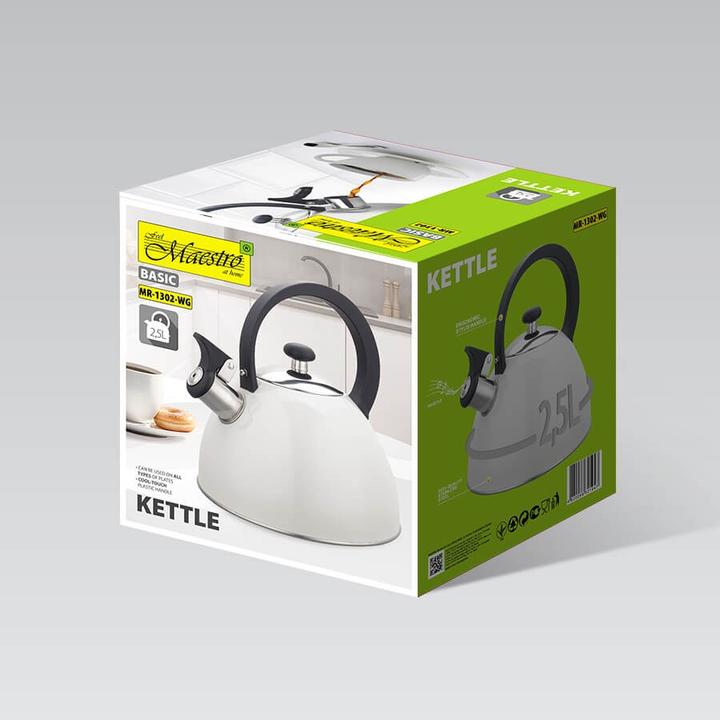 Actual product image Maestro Czajnik nieelektryczny 2 5L MR-1302-WG (2.50 l)