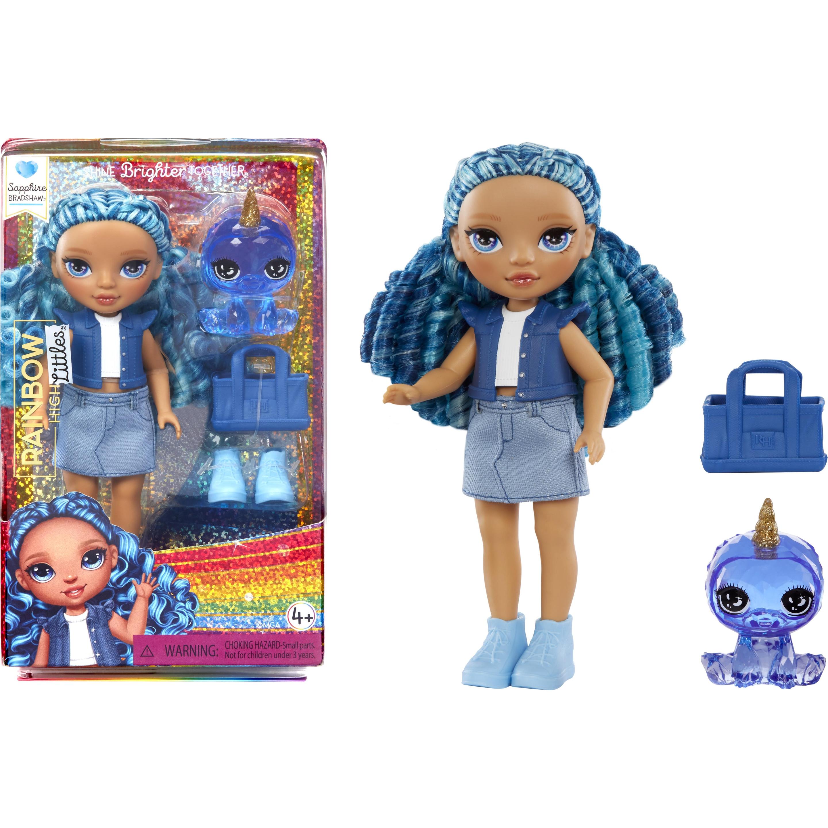 Thumbnail - MGA Rainbow High Littles Dolls- Sapphire (Blue)
