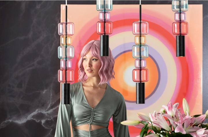 Produktbild Kare Design Hängeleuchte Candy Bar Colore 100cm (GU10)