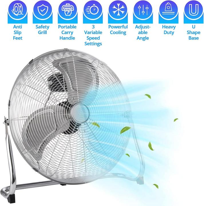 Produktbild Senelux Tragbarer Bodenventilator (55 dB)