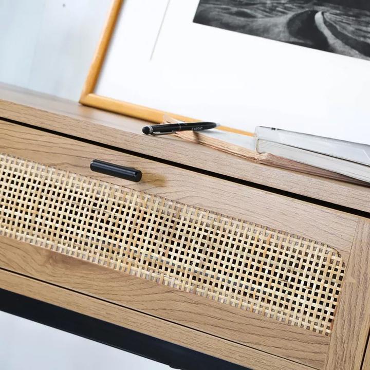 Image du produit Casâme Console 2 Tiroirs avec Cannage Rotin L100cm - JAYA