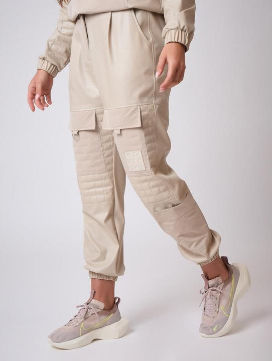 Actual product image Project X Paris Women's imitation leather square padded trousers (M)