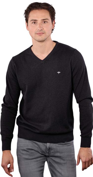 Actual product image Fynch-Hatton V-Neck Sweater charcoal (4XL)