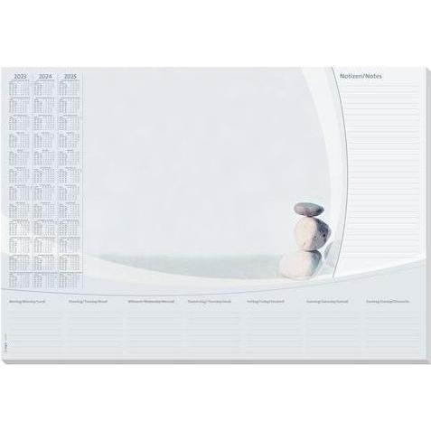 Sigel, Unterlage, Schreibtischunterlage HO370 Harmony 595x410 mm Weiss 5 Stück