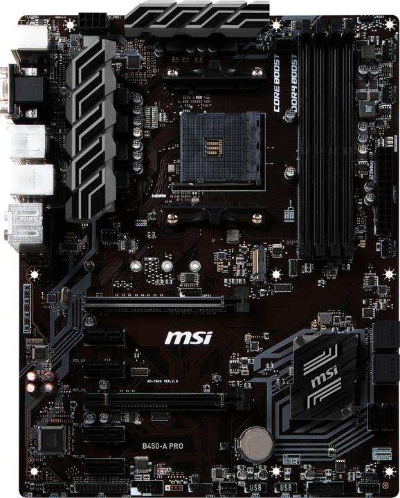 Produktbild MSI B450-A Pro (AM4, AMD B450, ATX)
