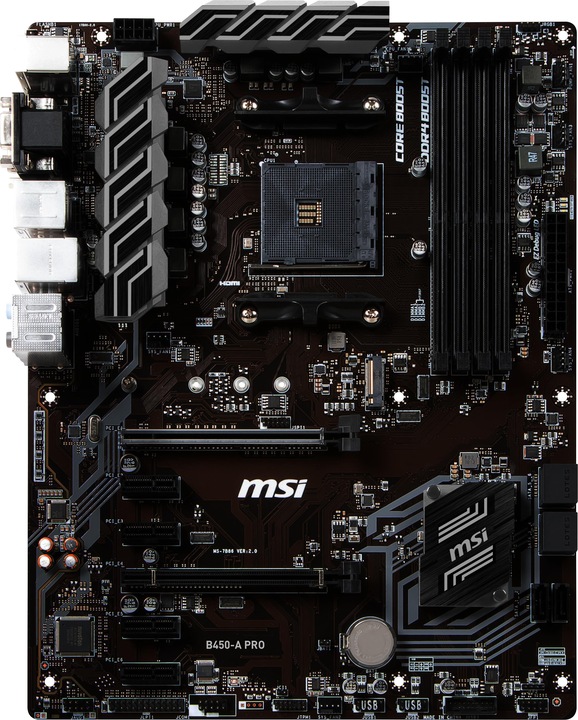 Produktbild MSI B450-A Pro (AM4, AMD B450, ATX)